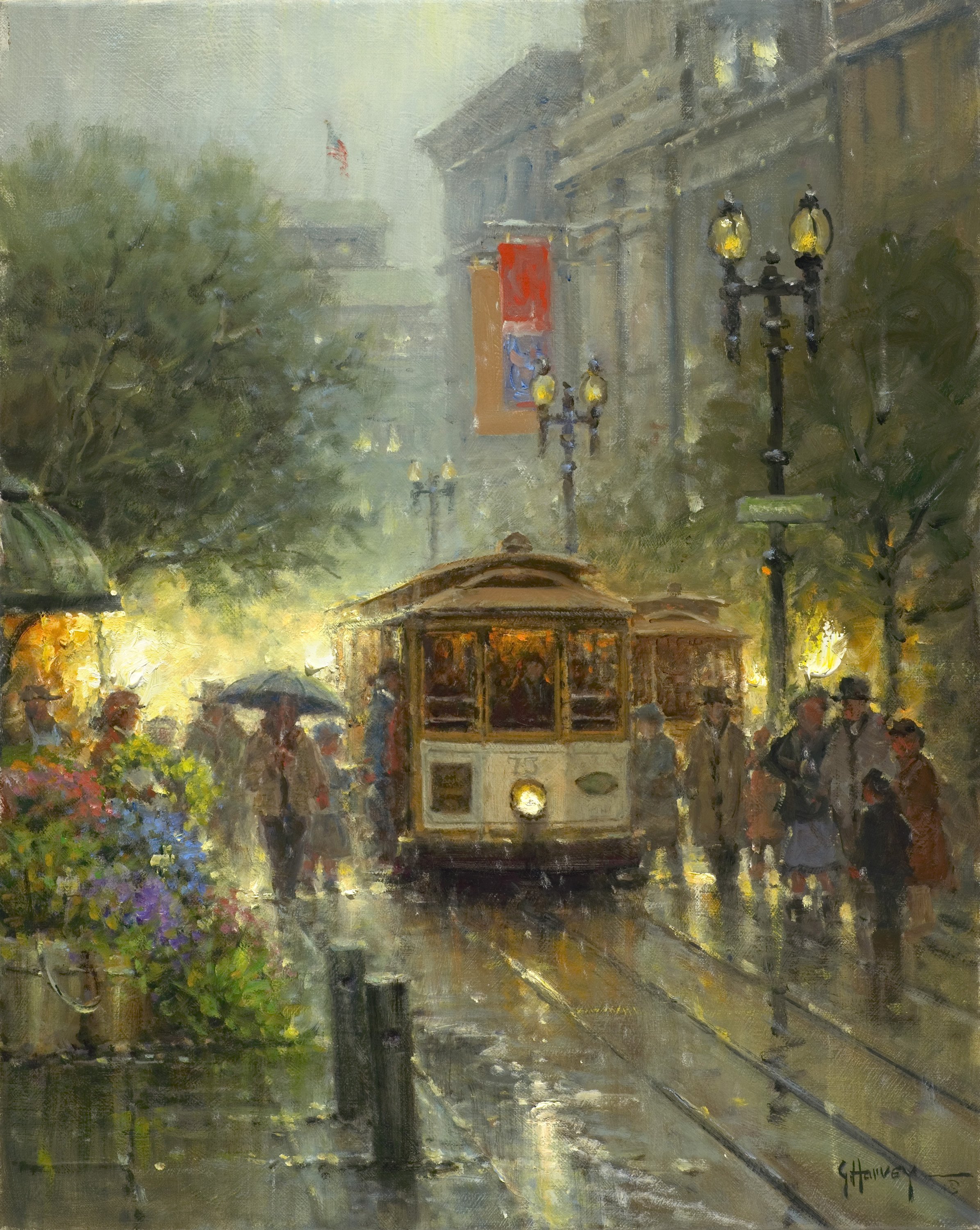 Cable Cars On Powell
