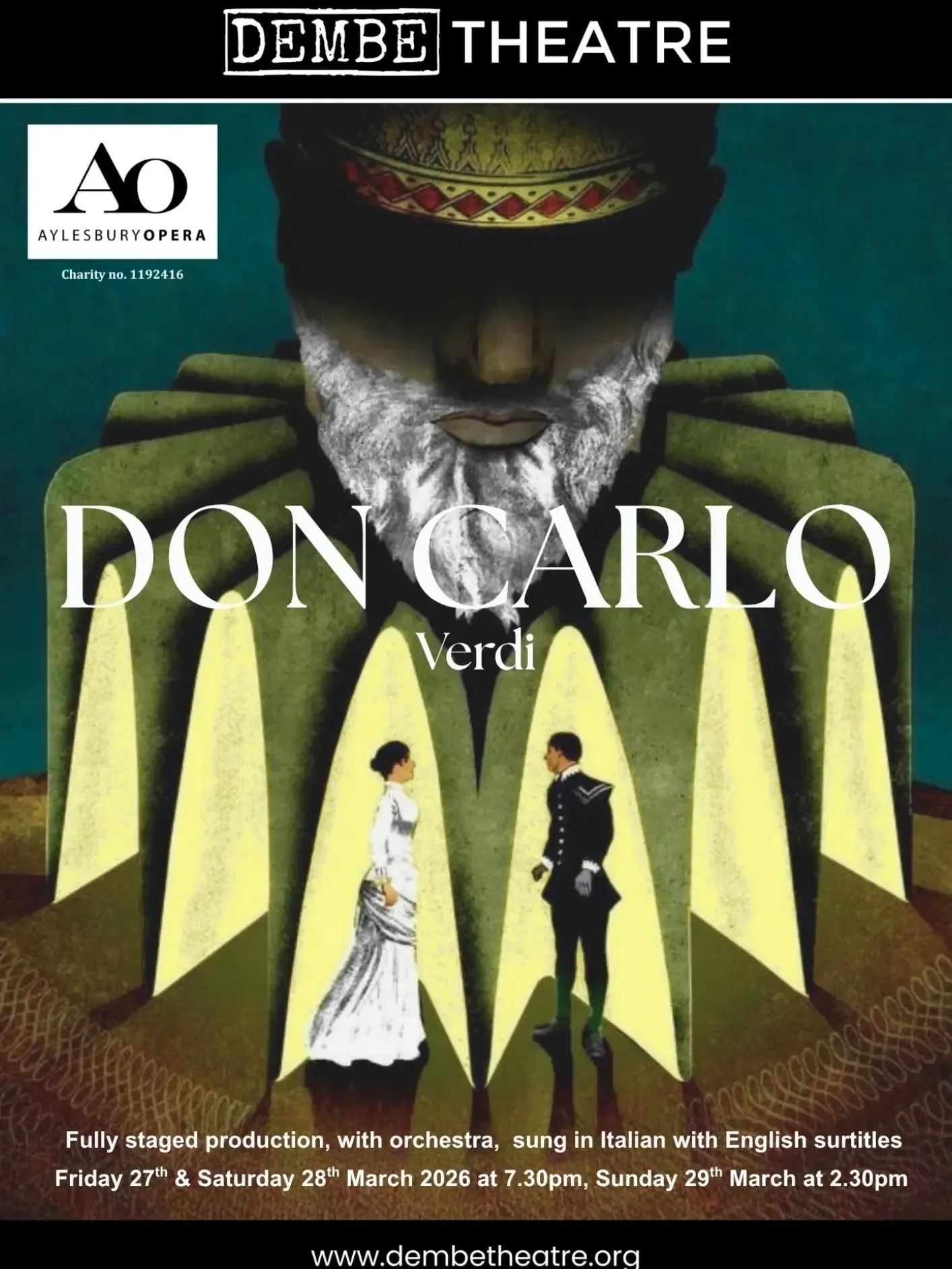 Tebaldo/Voce dal Cielo in Verdi's Don Carlo with Aylesbury Opera