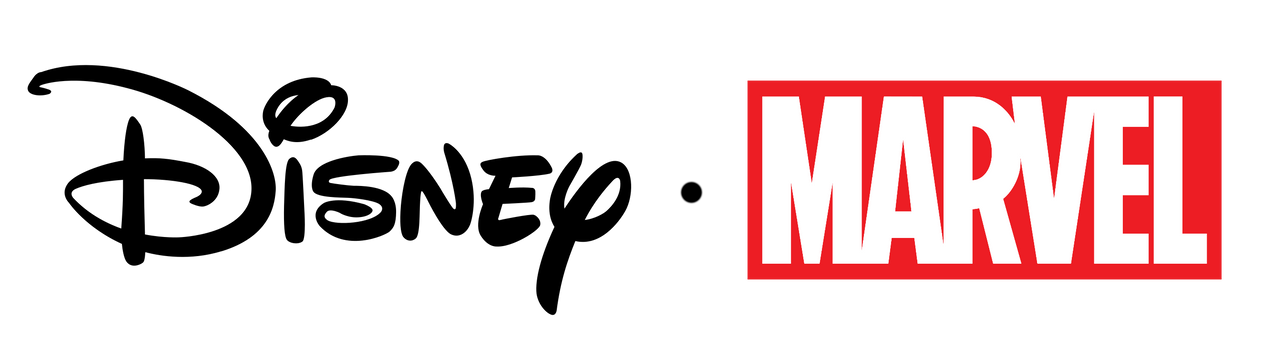 Marvel Studios logo with white letters on a red background