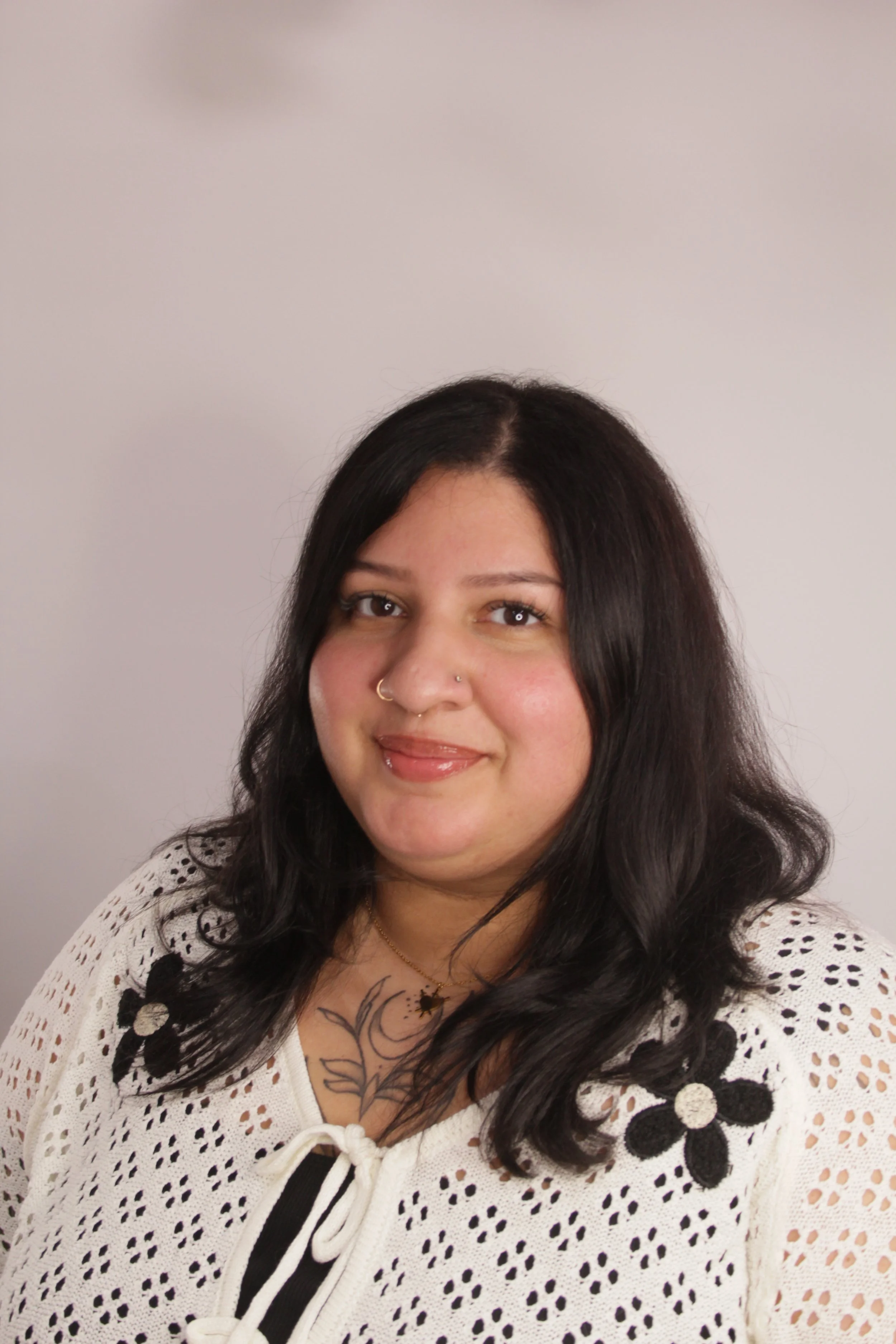 A headshot of an aesthetician for their profile