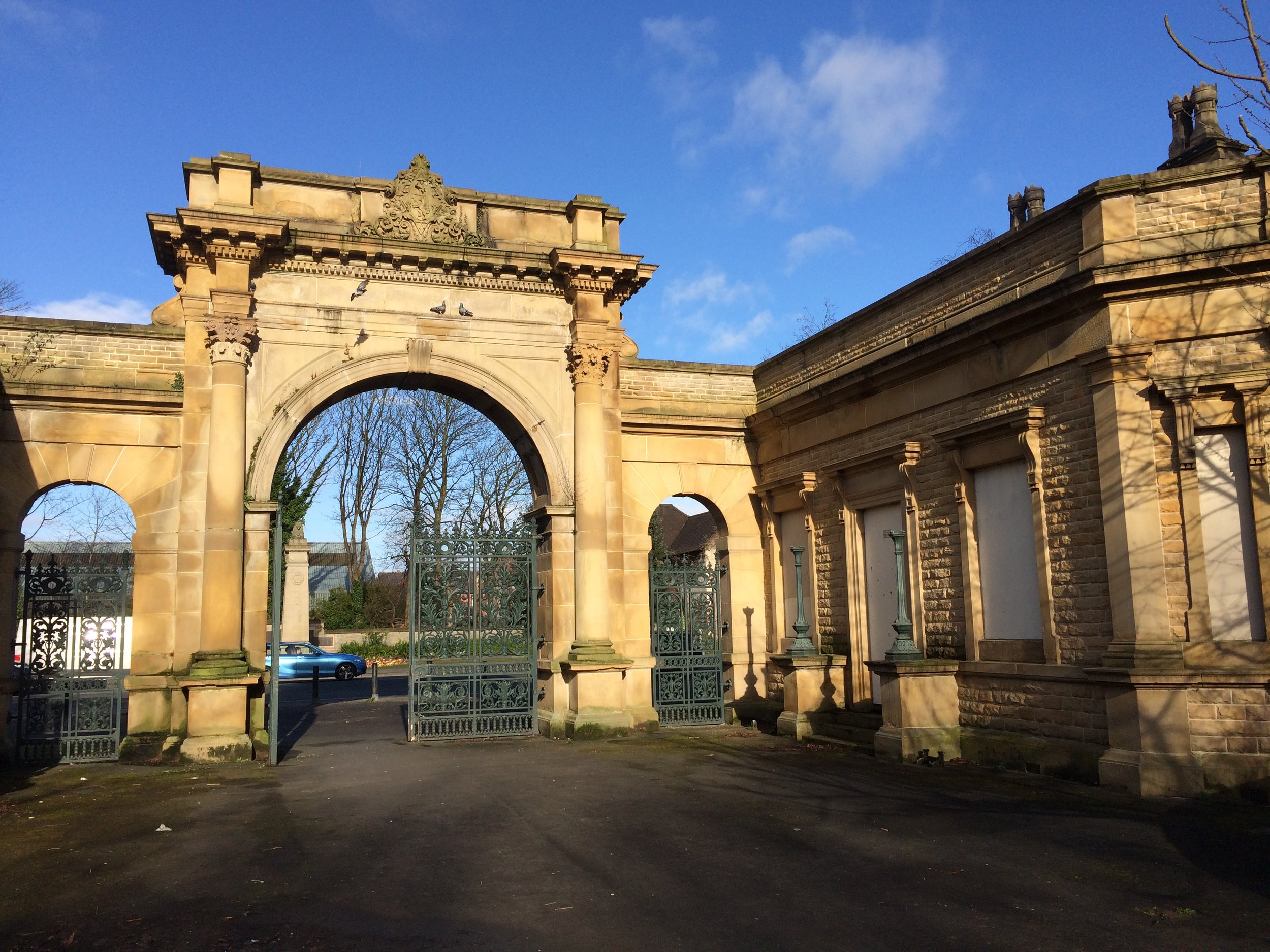 Manchester park gates