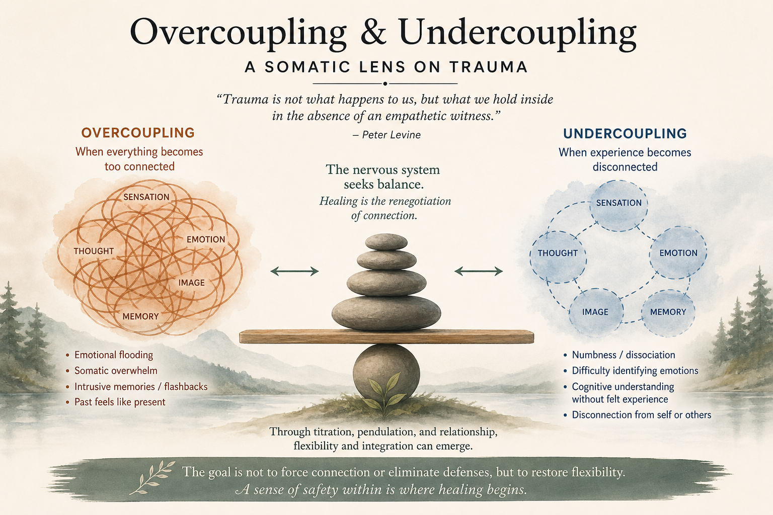 Overcoupling and Undercoupling: Understanding Trauma Through a Somatic Lens