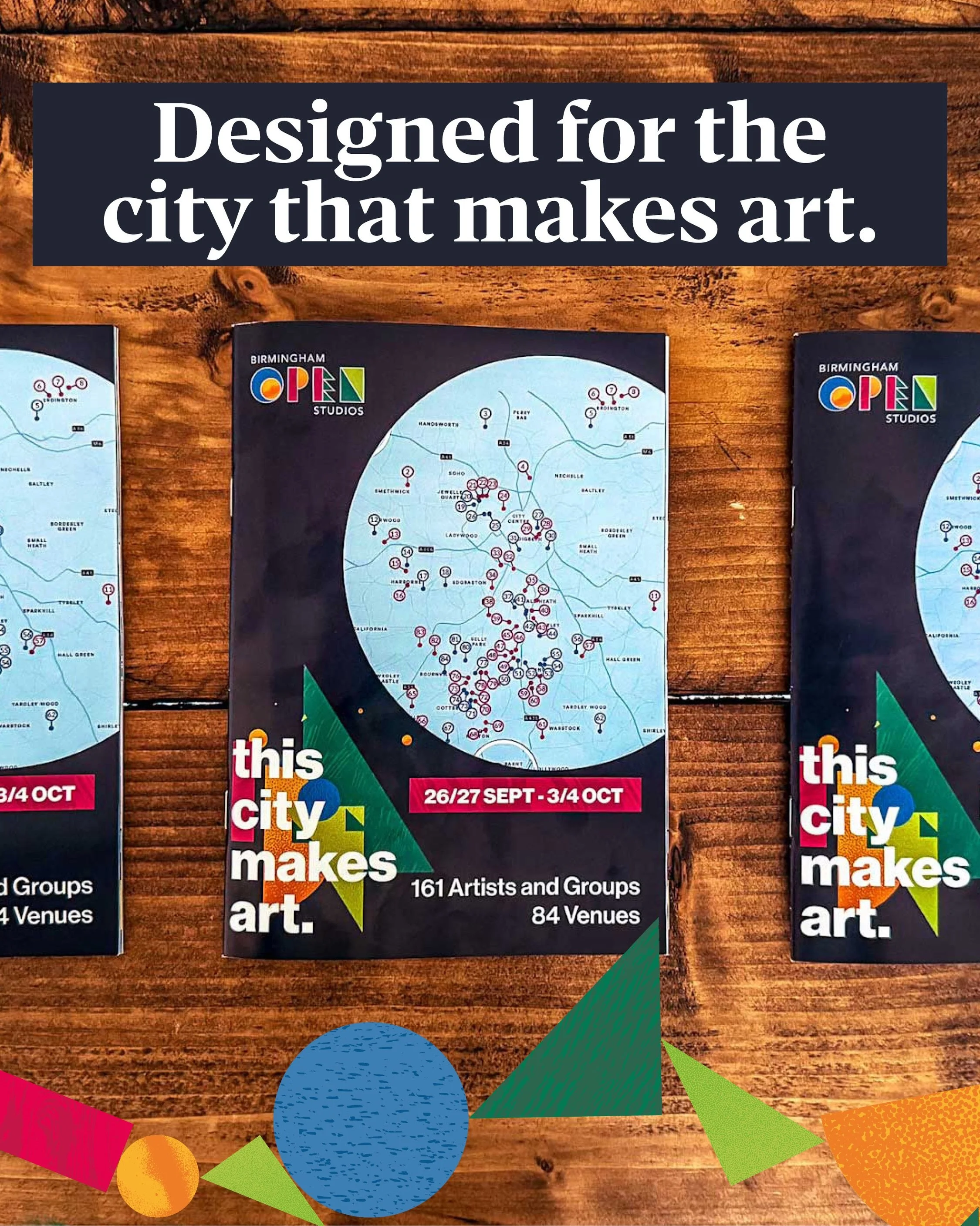 The BOS team have done a sterling job getting everything ready for the launch of Birmingham Open Studios! We&rsquo;re really chuffed to have played our part, supporting them with a brand refresh and campaign, and getting the word out there that this 