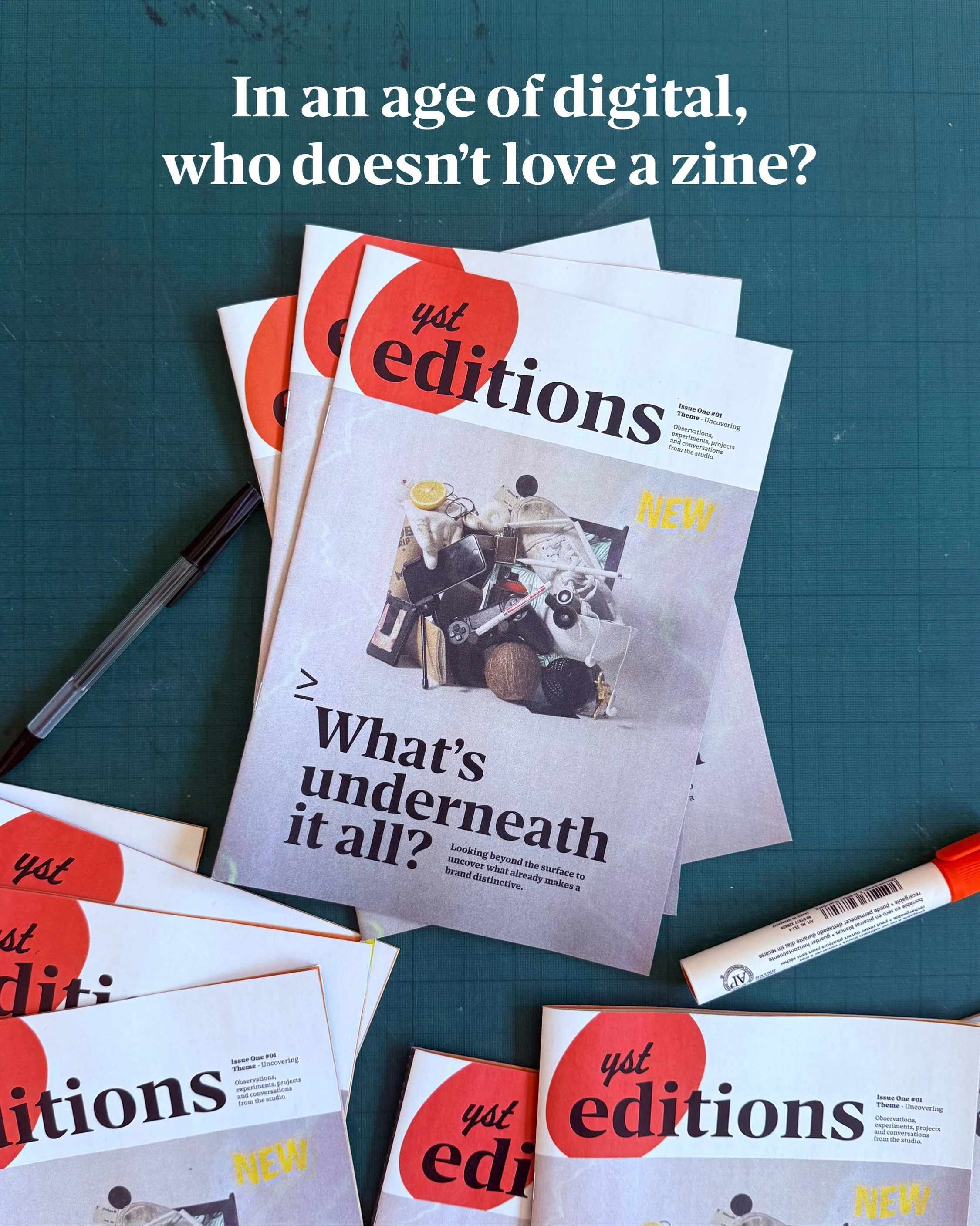 Don&rsquo;t deny it, we all loved the smell of a good old-fashioned magazine. Turning real pages. Total focus. No tabs, no scrolling, no distractions.

After six years of actually talking about it, we&rsquo;ve finally gone and made our own. 🤓👍

YST