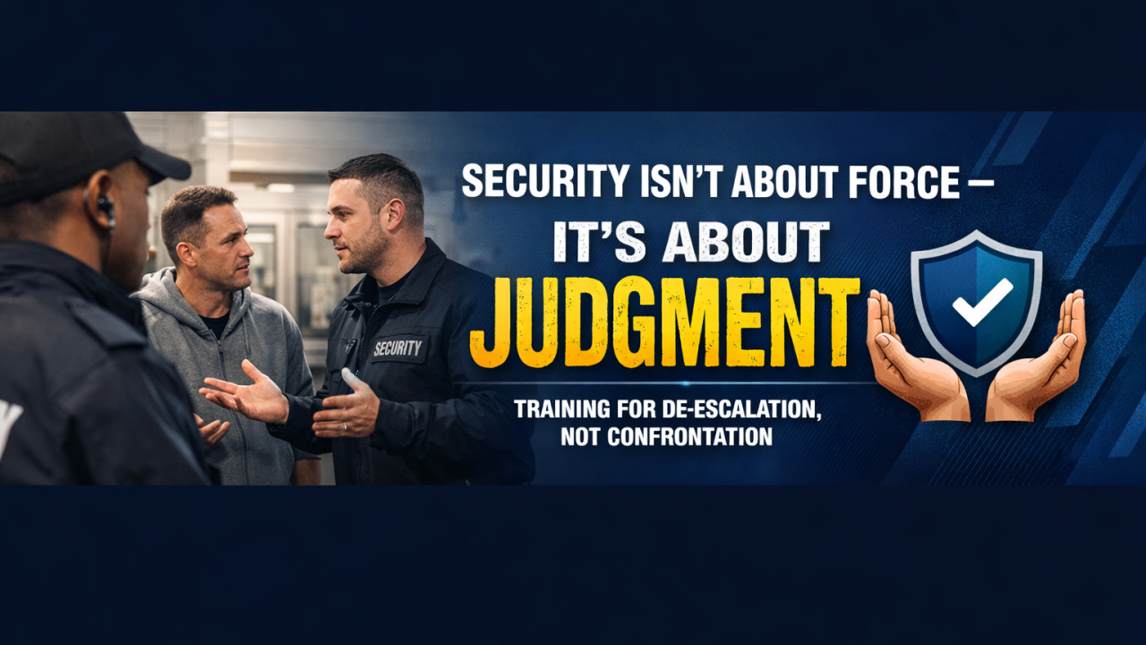 Security Isn’t About Force - It’s About Judgement