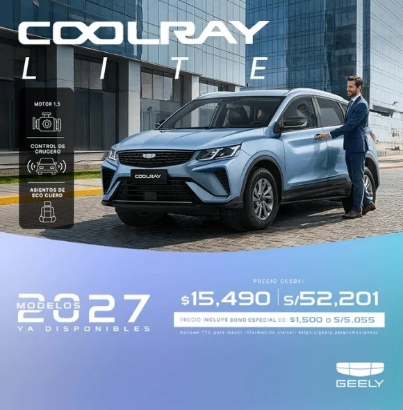 Coolray Lite - Mundomotriz Cajamarca