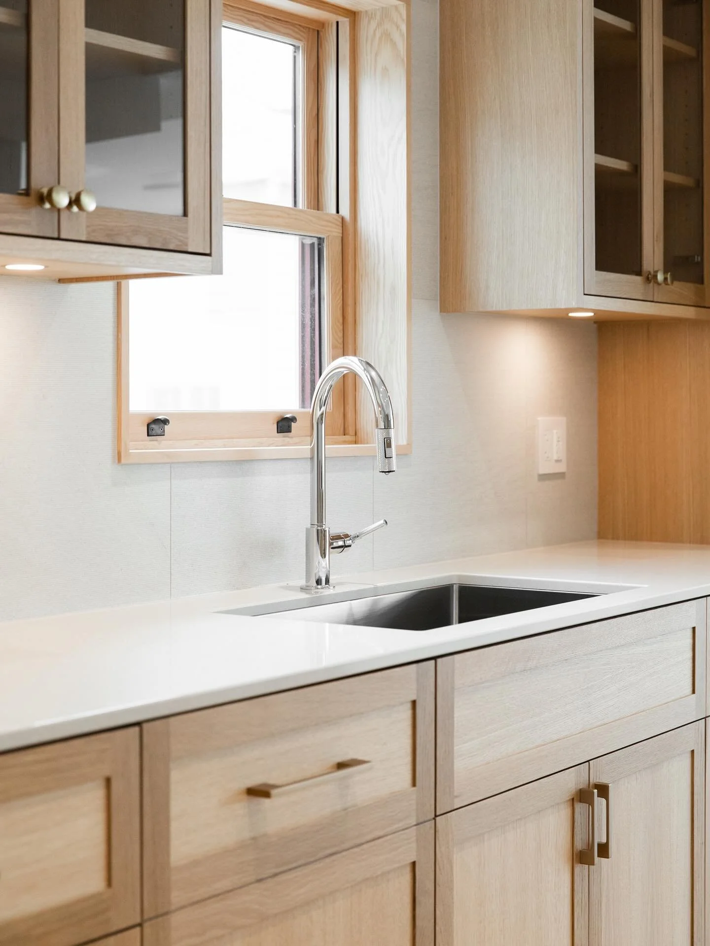 Your dream kitchen starts here ✨

Part of a larger renovation/addition, this kitchen features custom cabinetry, sleek quartz counters, and a modern faucet design create the perfect blend of style and function. Bright, clean, and built to last &mdash;