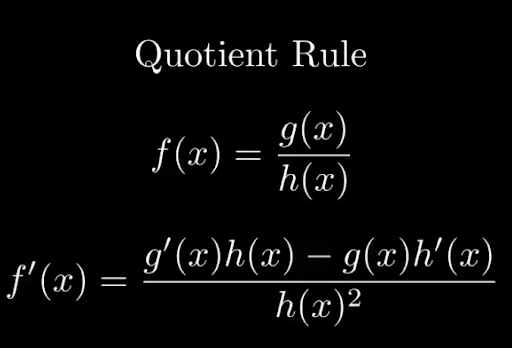 Quotient Rule