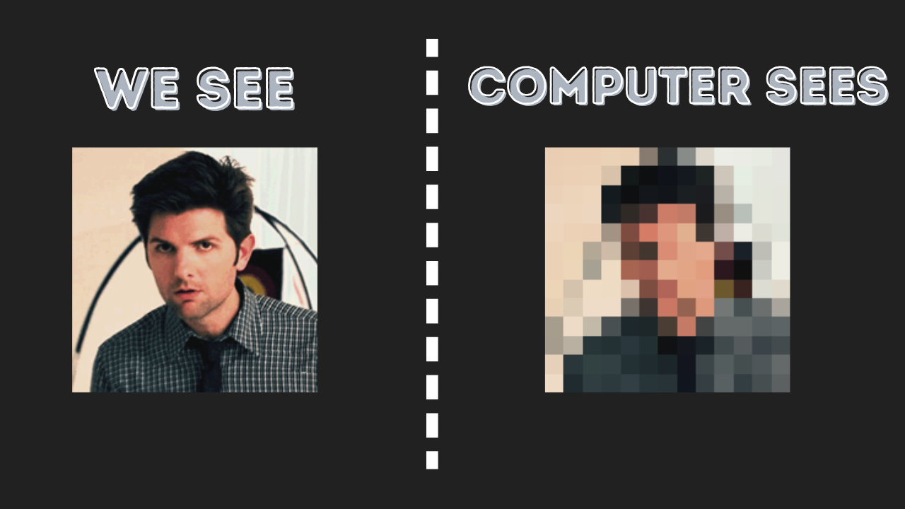 How does a computer see hair?