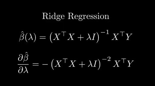 Differentiating ridge regression is easy in theory, but the more transformations you do on your data, the more complicated this becomes