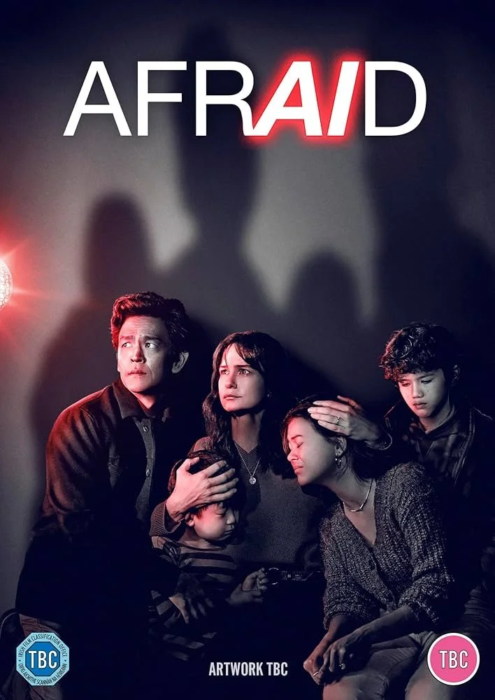 The AFRAID film poster, illustrating the problem of AI deepfakes creating fabricated documents and reality.