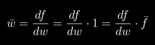 The formula for wbar