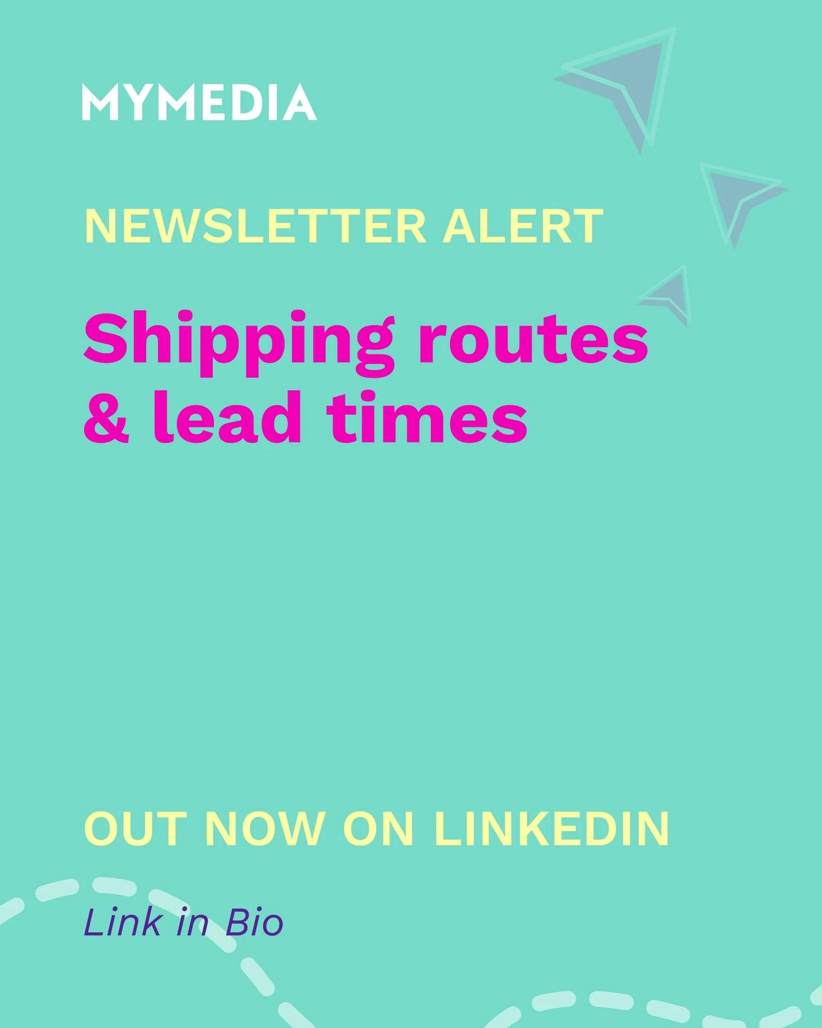 Our latest LinkedIn newsletter is out!�This edition: The Hidden Journey of Your Shipment and how to choose the right route in 2026.

Quick, practical ideas to make better trade-offs across time, cost, reliability, risk, and footprint.�

#MyMedia #MyM