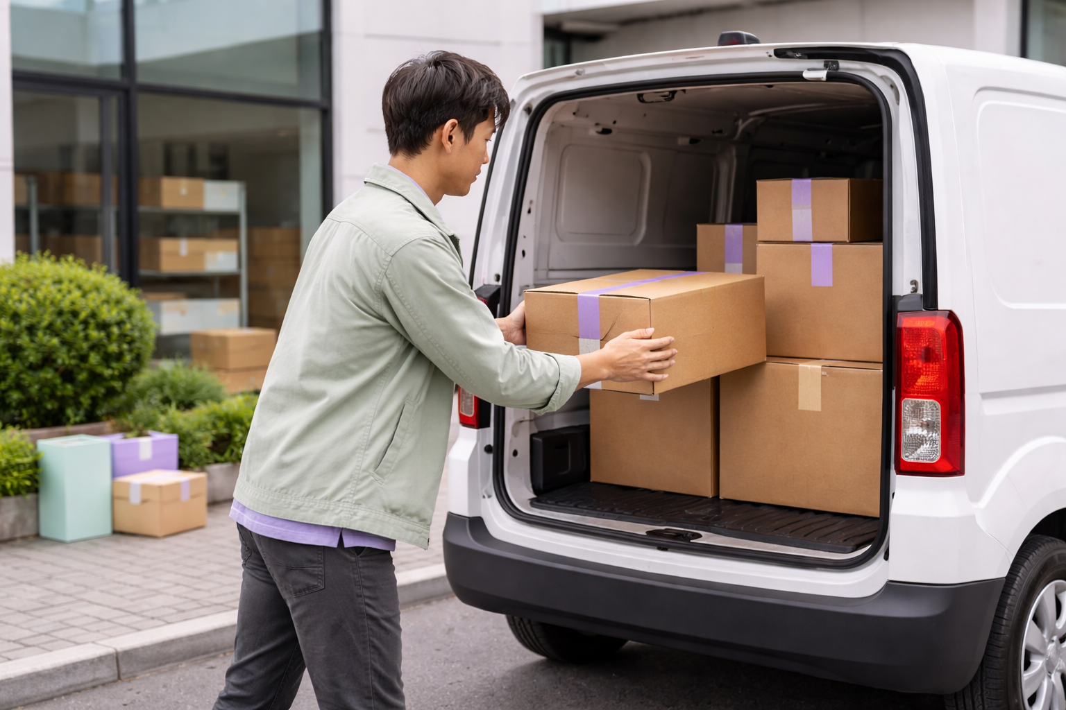 Cleaner delivery modes / regional fulfillment