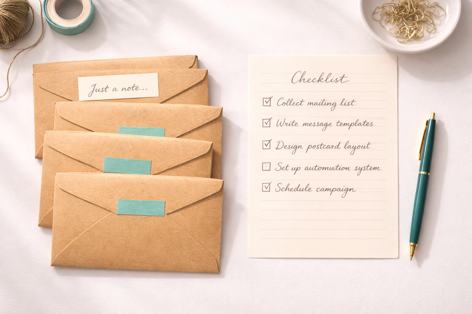 Organising tasks with care