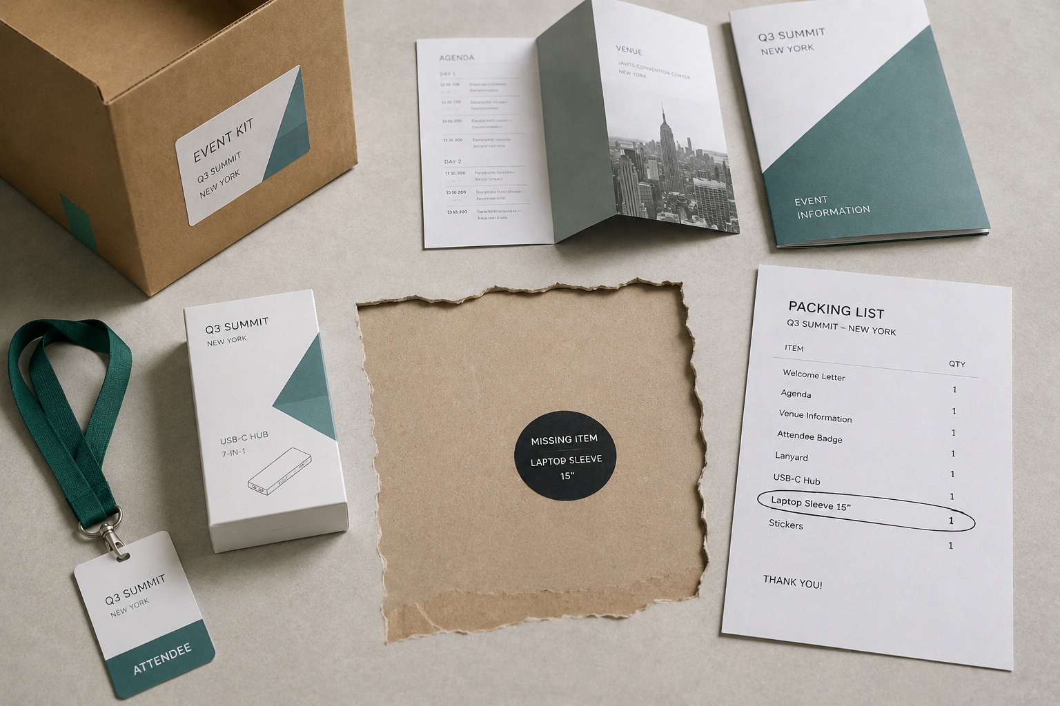 Unpacking Q3 Summit event kit