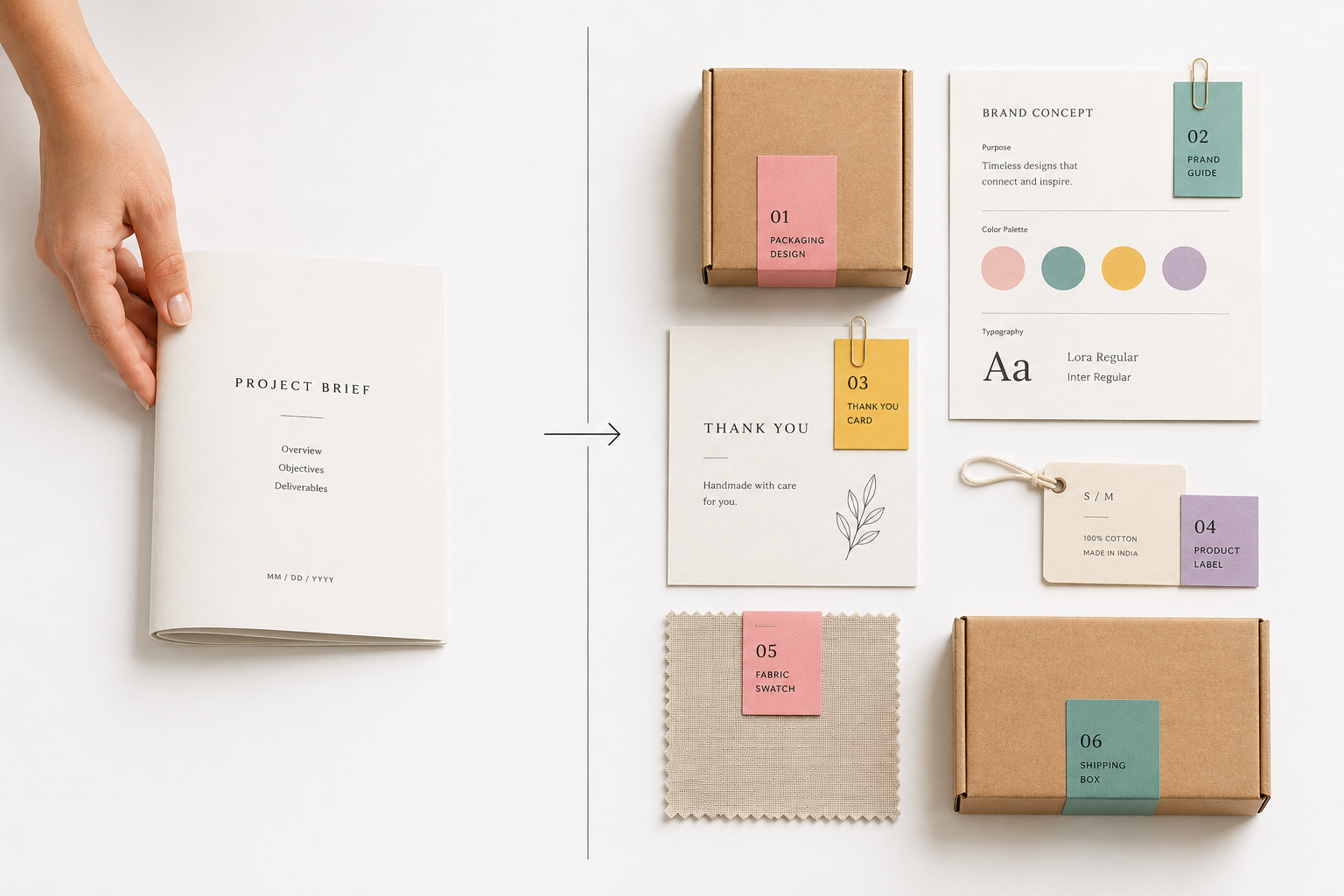 Creative design workflow and project deliverables