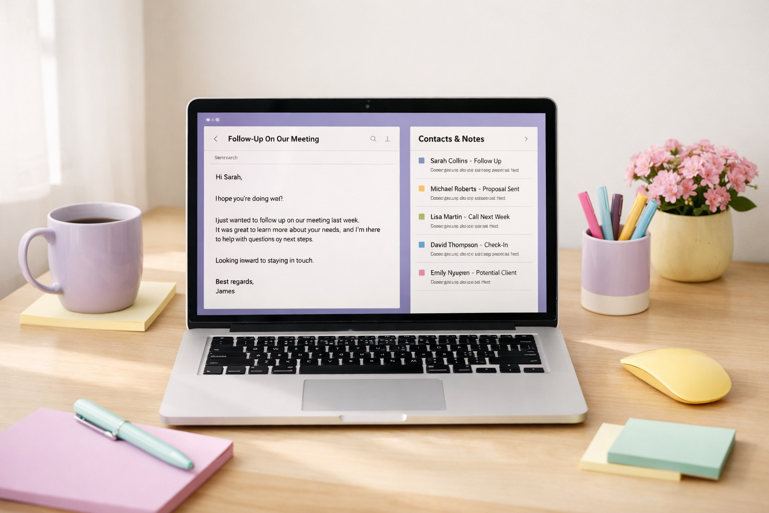 Minimalist Workspace Elegance