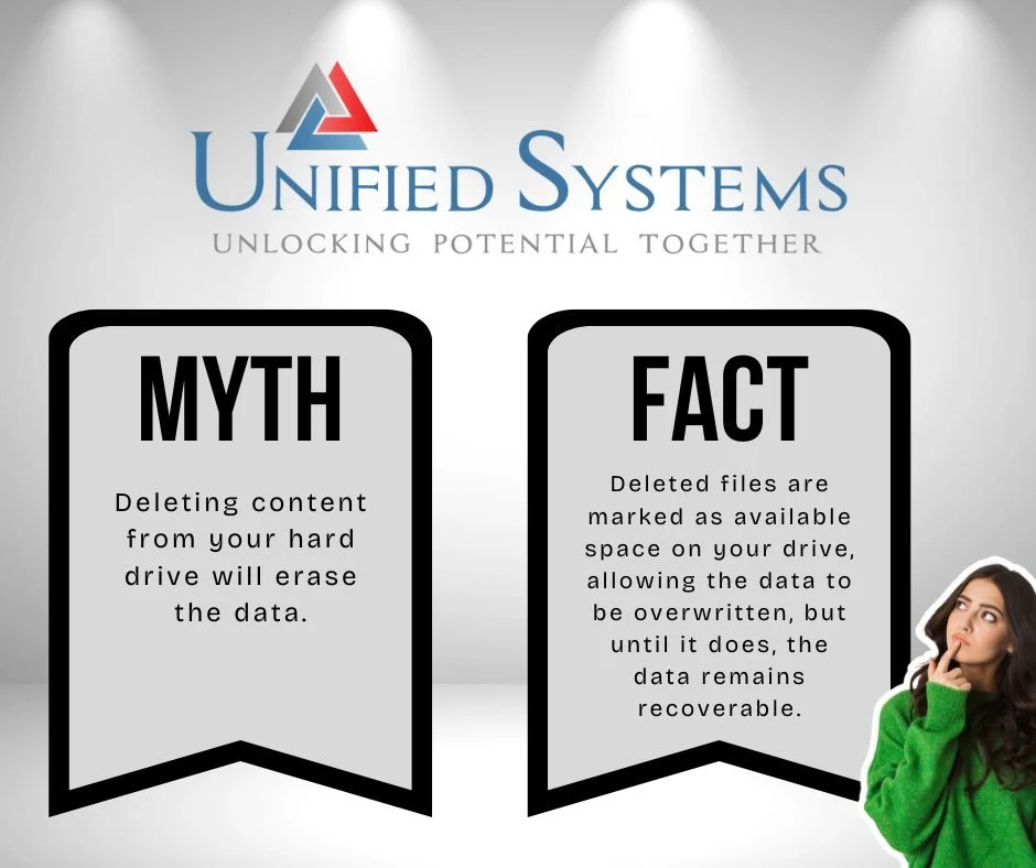 Fun fact: deleting a file doesn&rsquo;t actually erase it &mdash; it just hides it until something else overwrites that space.

That&rsquo;s why:
🗑️ Simple &ldquo;delete&rdquo; isn&rsquo;t secure for sensitive data
💽 Old drives should be wiped prop