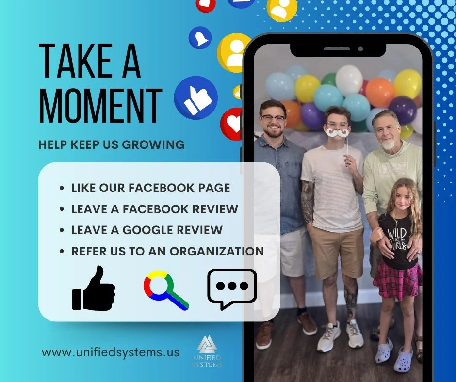 At Unified Systems, we&rsquo;re committed to delivering reliable, secure, and efficient IT solutions that help businesses thrive.  From keeping your systems secure to making your day-to-day IT stress-free, our team&rsquo;s got your back.

Have we sup