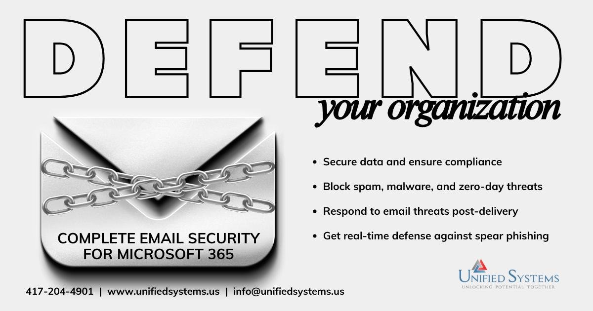 Be proactive &mdash; not reactive &mdash; with your IT security.

Unified Systems offers affordable monthly plans designed to keep your organization protected, compliant, and up to date. From secure file backups to cybersecurity protection and regula