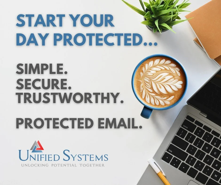 We&rsquo;re seeing a big increase in email attacks across our area.
Most of these messages look legitimate... until it&rsquo;s too late.
Strong email protection helps catch threats early.
Free consultations available. 🖤 Coffee and confidence include