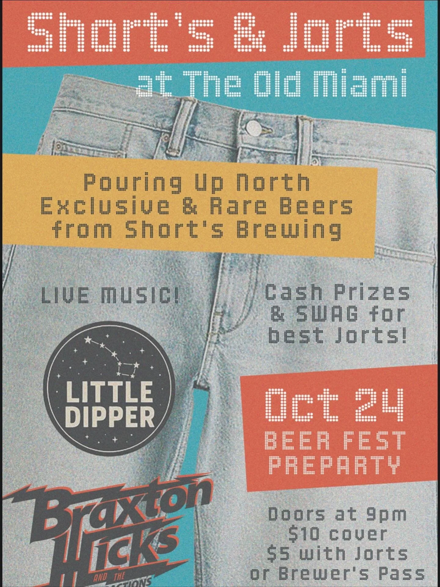 Detroit will be the farthest away from the Shire we&rsquo;ve ever been. Will we be wearing jorts? FAFO.
.
.
.
.
.
.
#detroit #countrymusic #oldmiami #90scountry #jorts #tour #littledipper #traversecity
