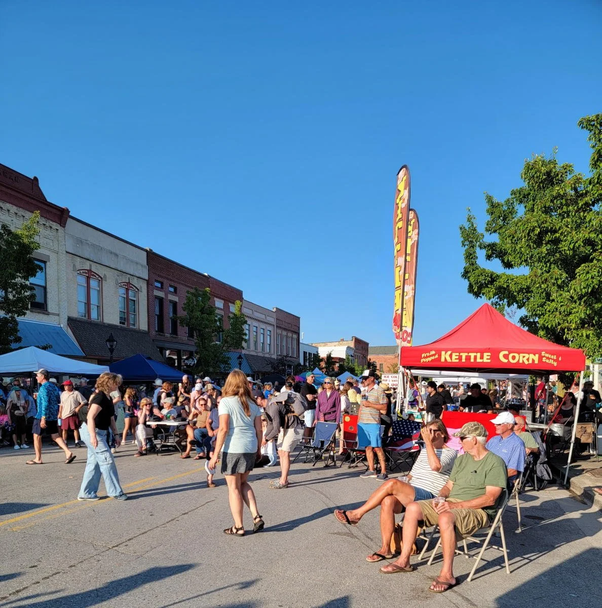 Elk Rapids Evening on River Street