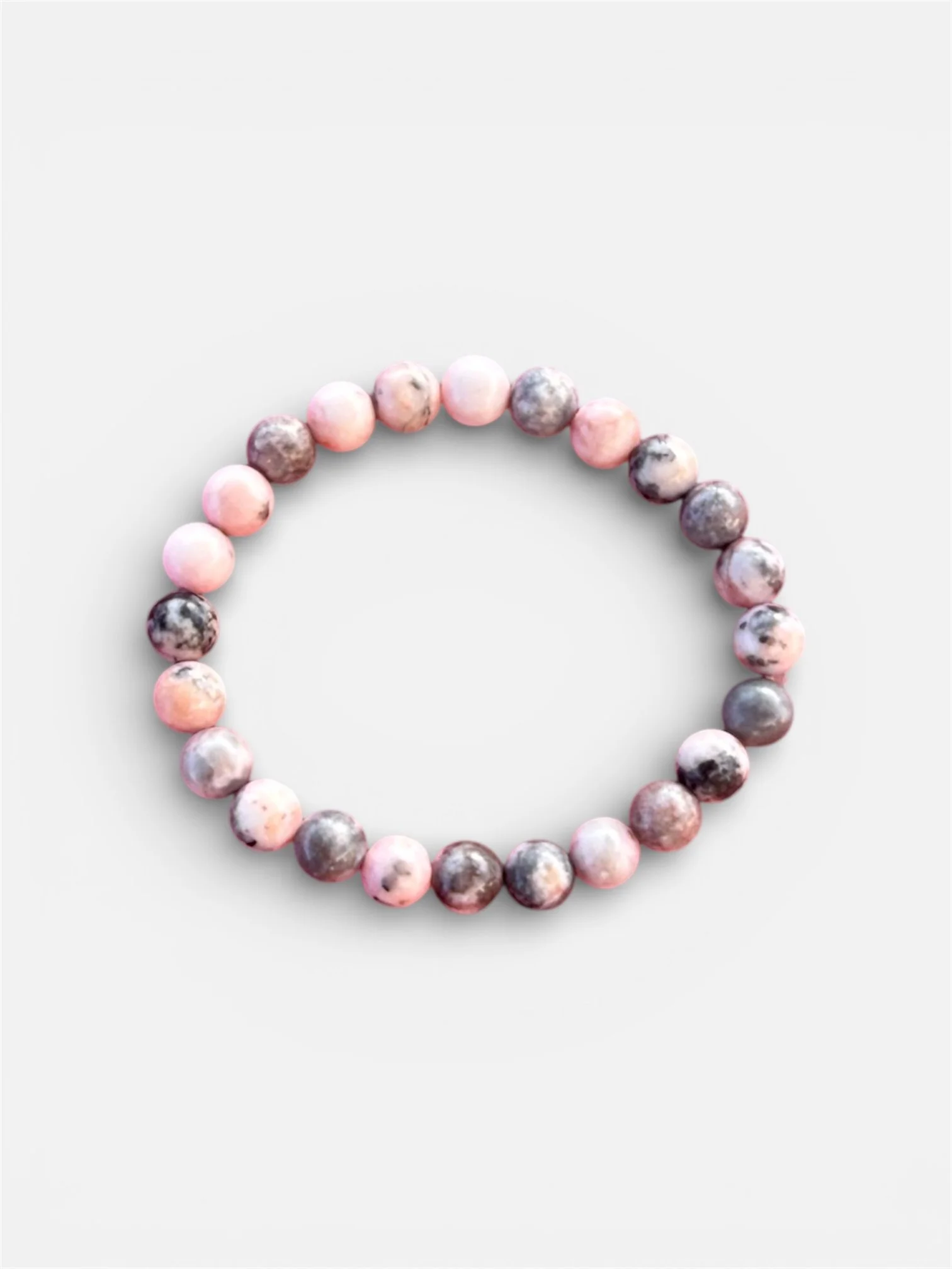 7" Pink Zebra Jasper Bracelet