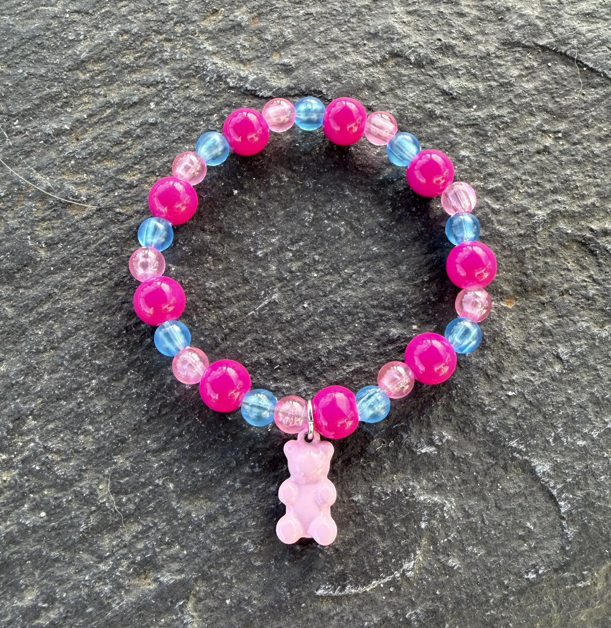 Gummy Bear Charm Bracelet for Kids - Size 5.5"