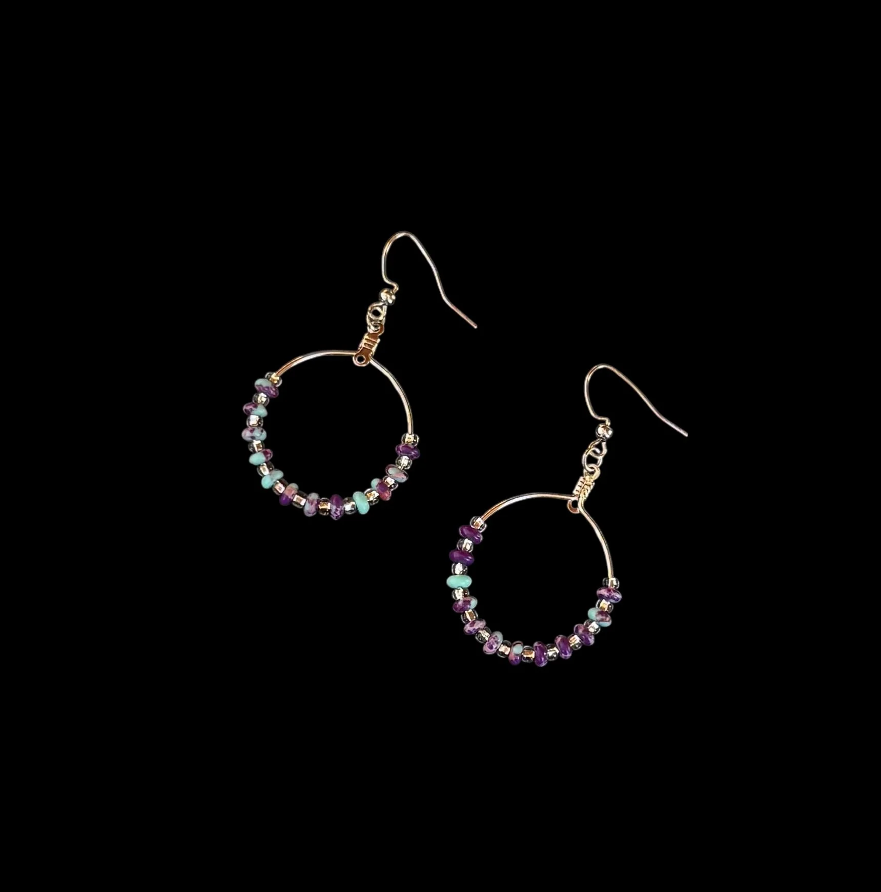 Galaxy Imperial Sea Jasper Earrings