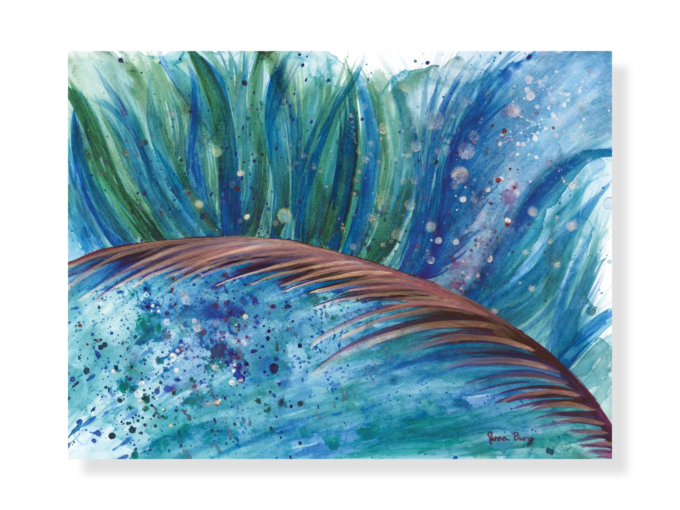 Daniel 2:22 - Archival Quality Art Print