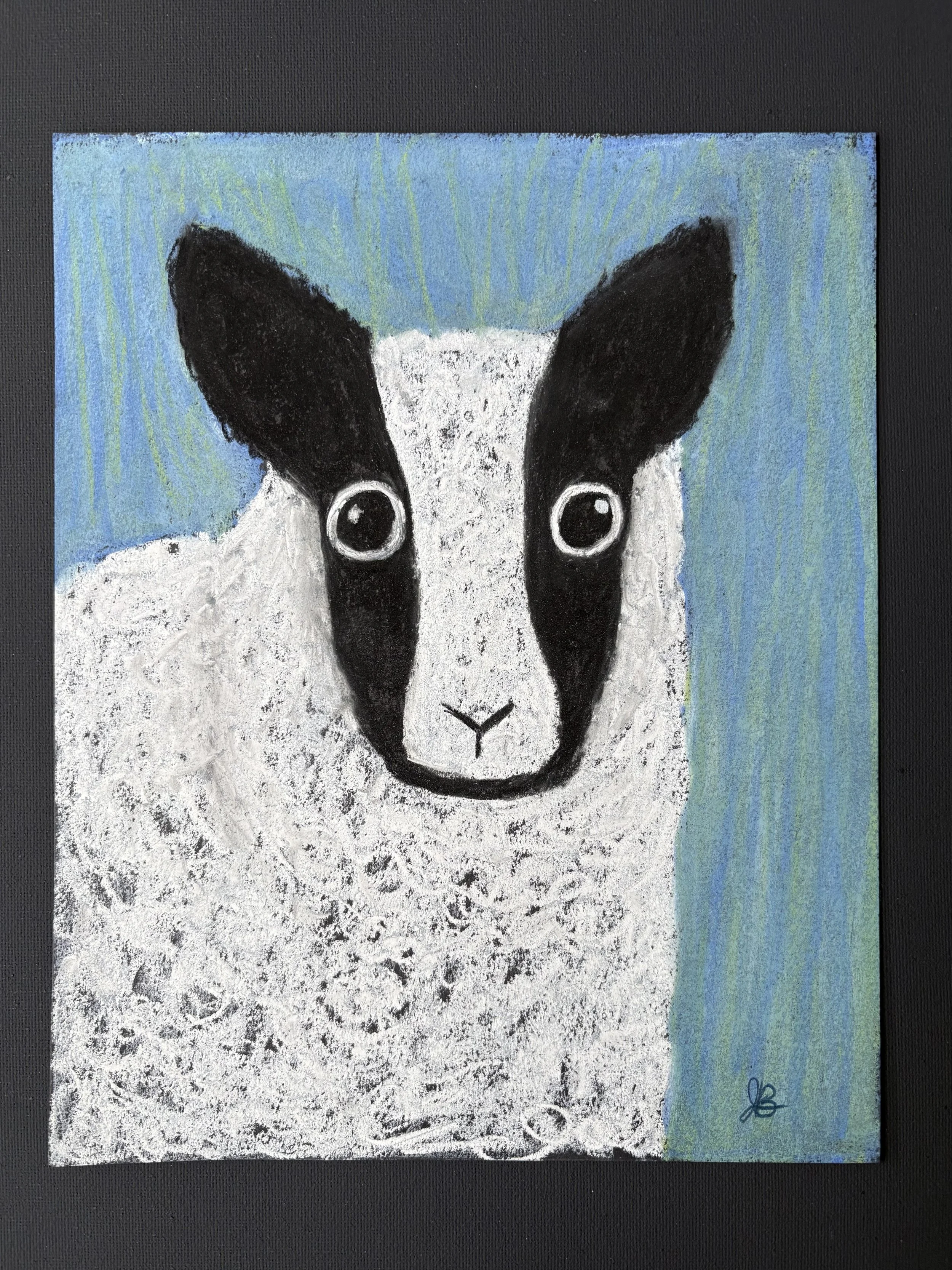 I Shall Not Want ORIGINAL 8x10 Pastel Painting