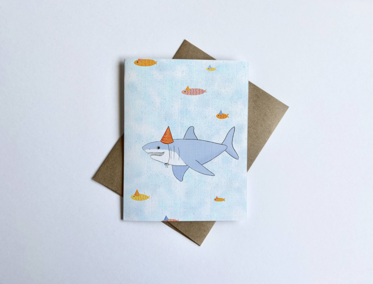Party Hat Shark Card