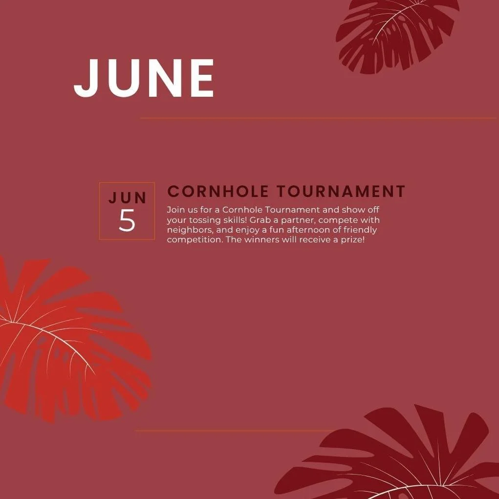 Check Out Our Cornhole Tournament Event on June 5th!