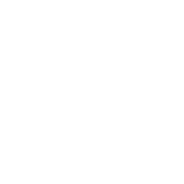 The image features a minimalist illustration of a person sitting at a desk with a computer.