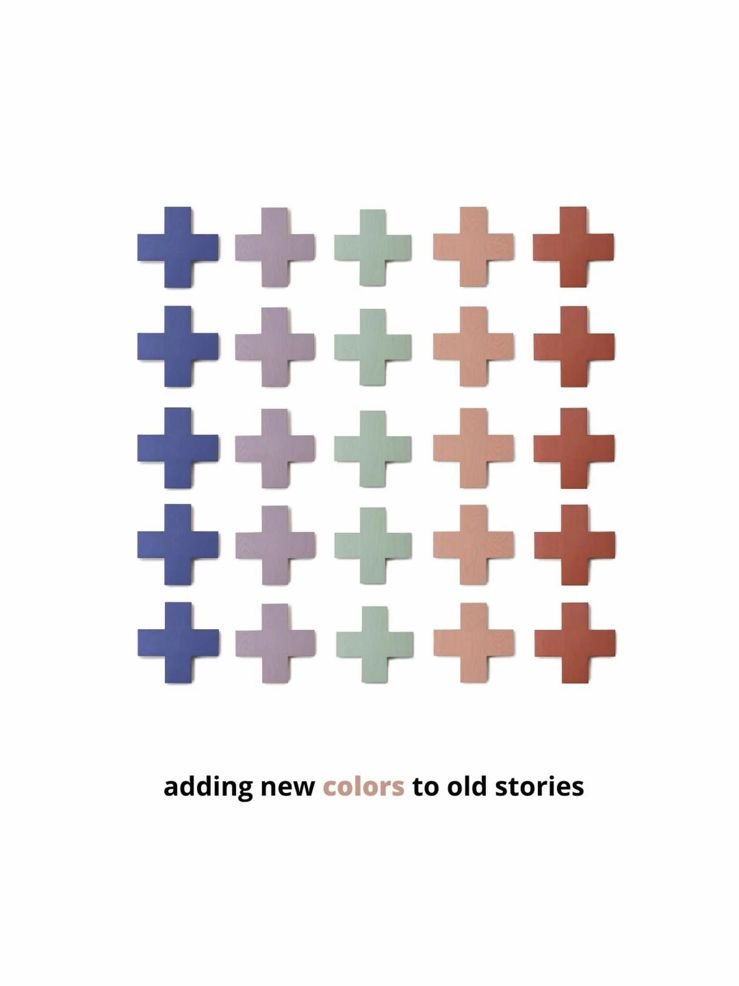 Adding new color to old stories.

Understandings shift. Meanings deepen.
Nothing is fixed. Everything is personal.

This is the work of The Inbetween Studio&mdash;
to reimagine, to dream, to see possibility in the in-between.

This week, new hues mee