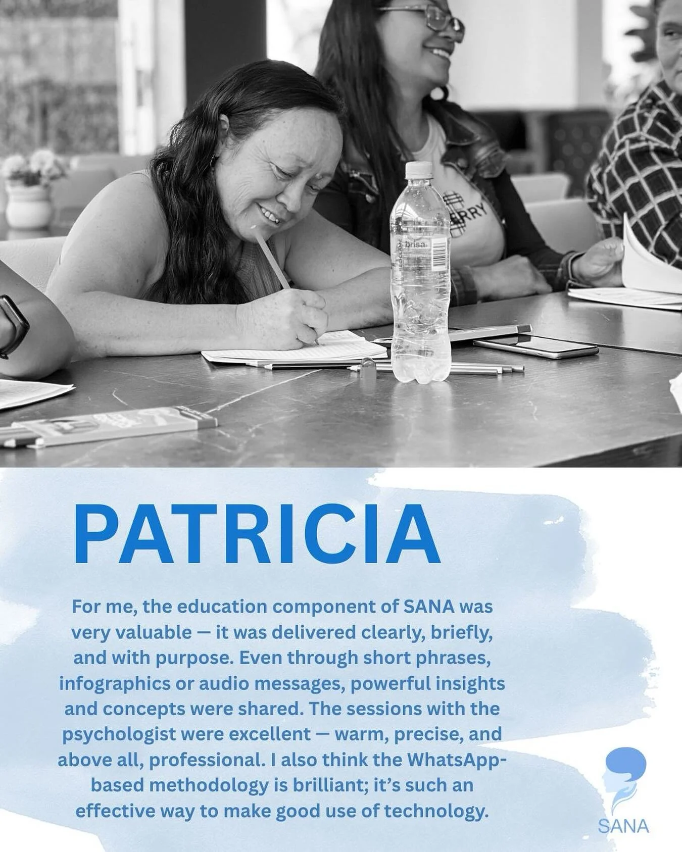 When designing a program for women coffee farmers, we must prioritize accessibility and efficiency, considering their limited time due to the triple burden they face. That’s why our educational component is interactive and delivered via WhatsAp
