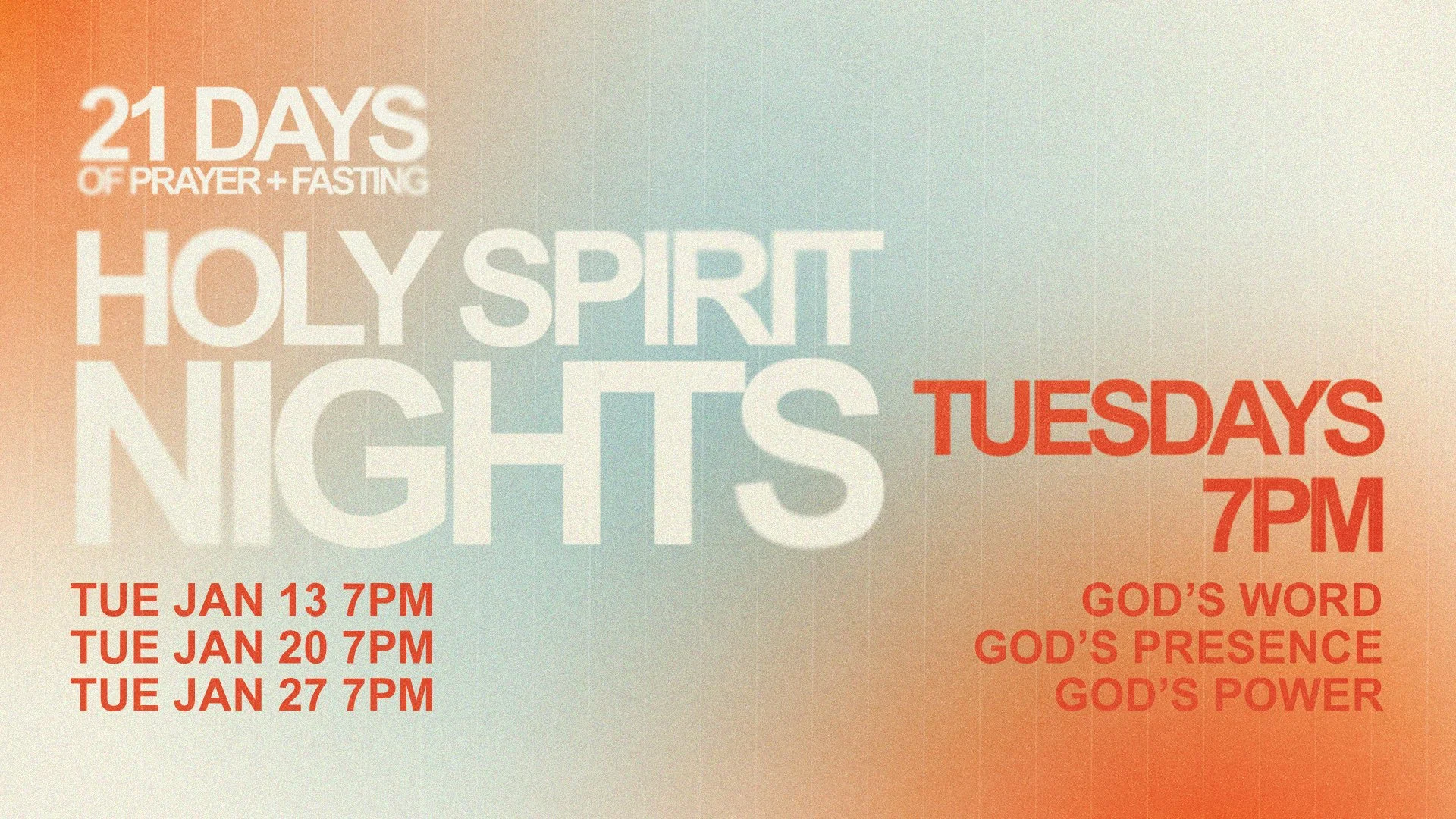 Holy Spirit Night
