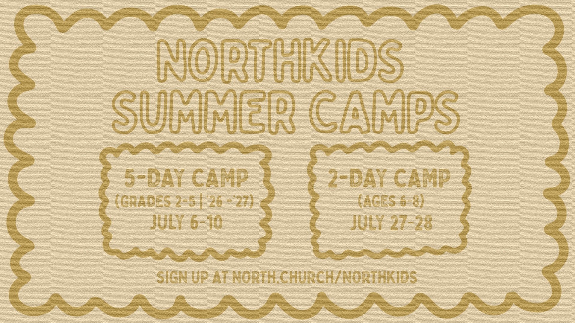 northKIDS Summer Camps (5-Day)