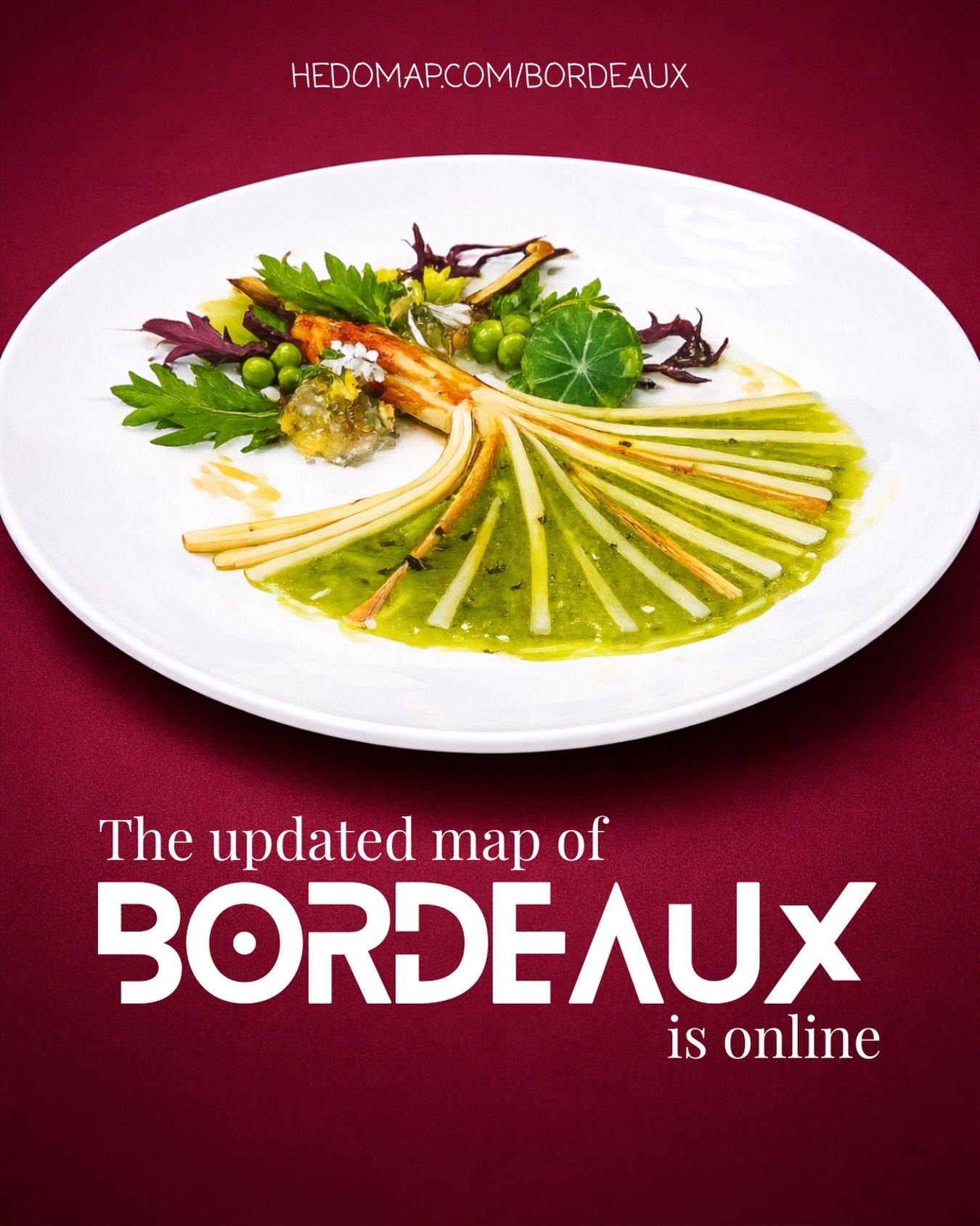 Discover #bordeaux with our updated map full of gems. 🍷