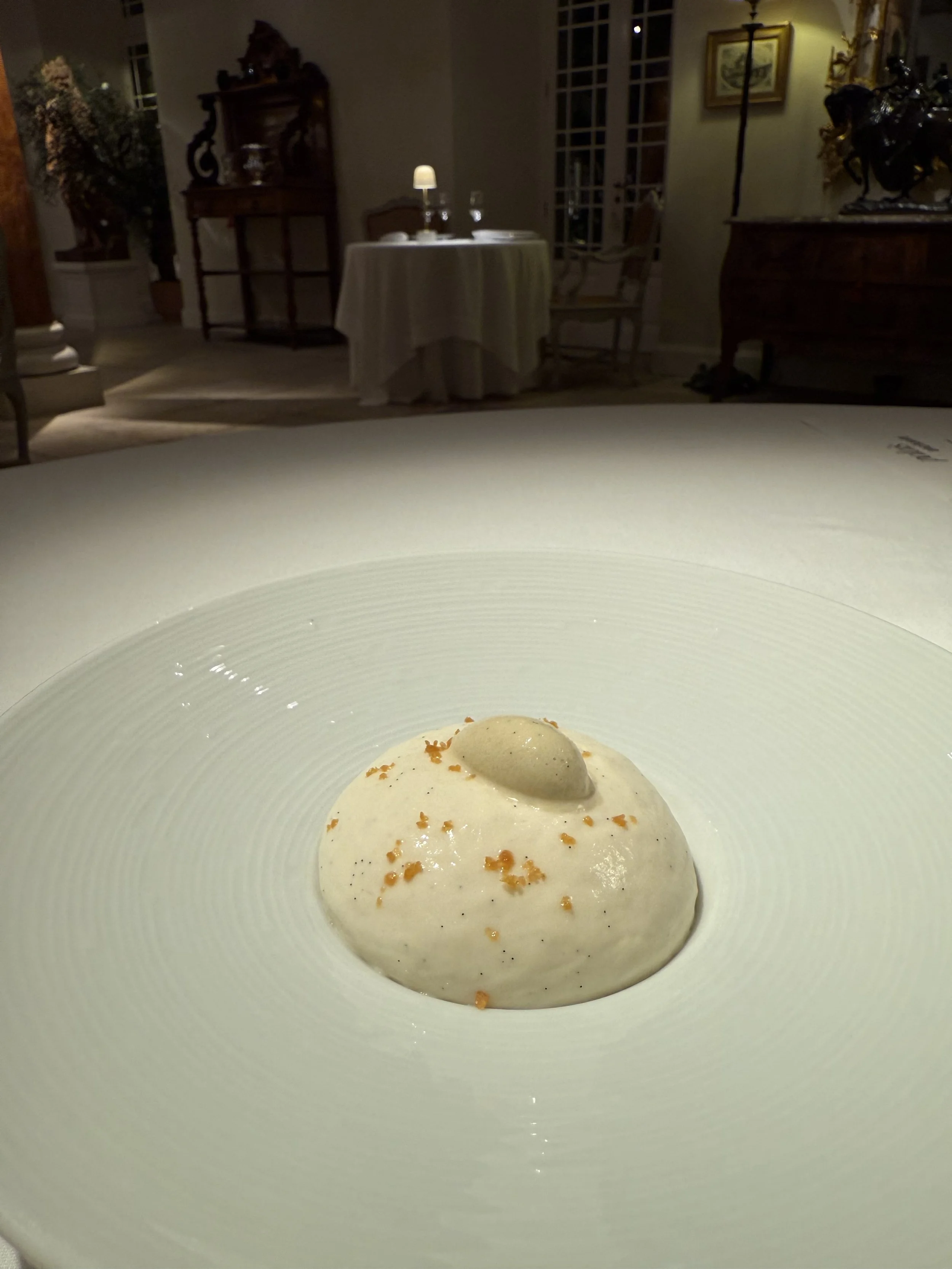 Entremets suave du Marquis de Béchamel. Michel Guerard