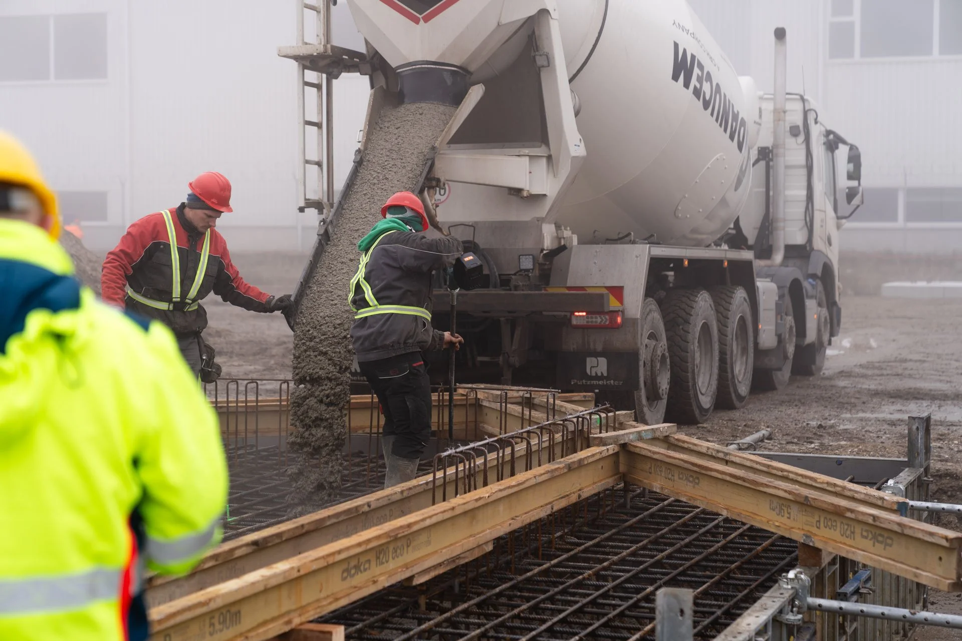 Phase 3: Concrete pile caps