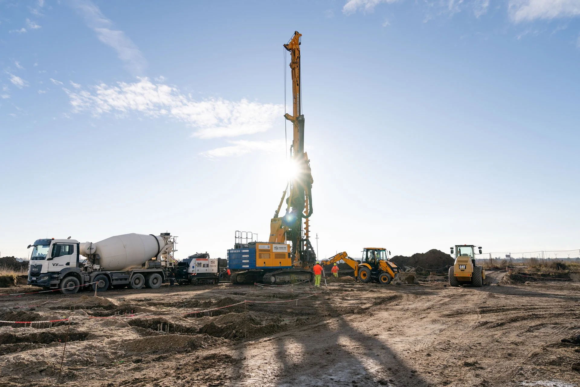 Phase 2: Deep foundation piling
