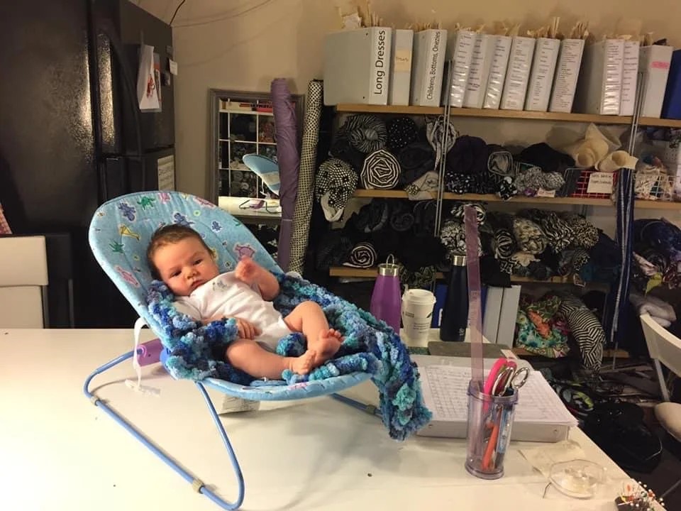 Every day was bring your baby to work day :) 