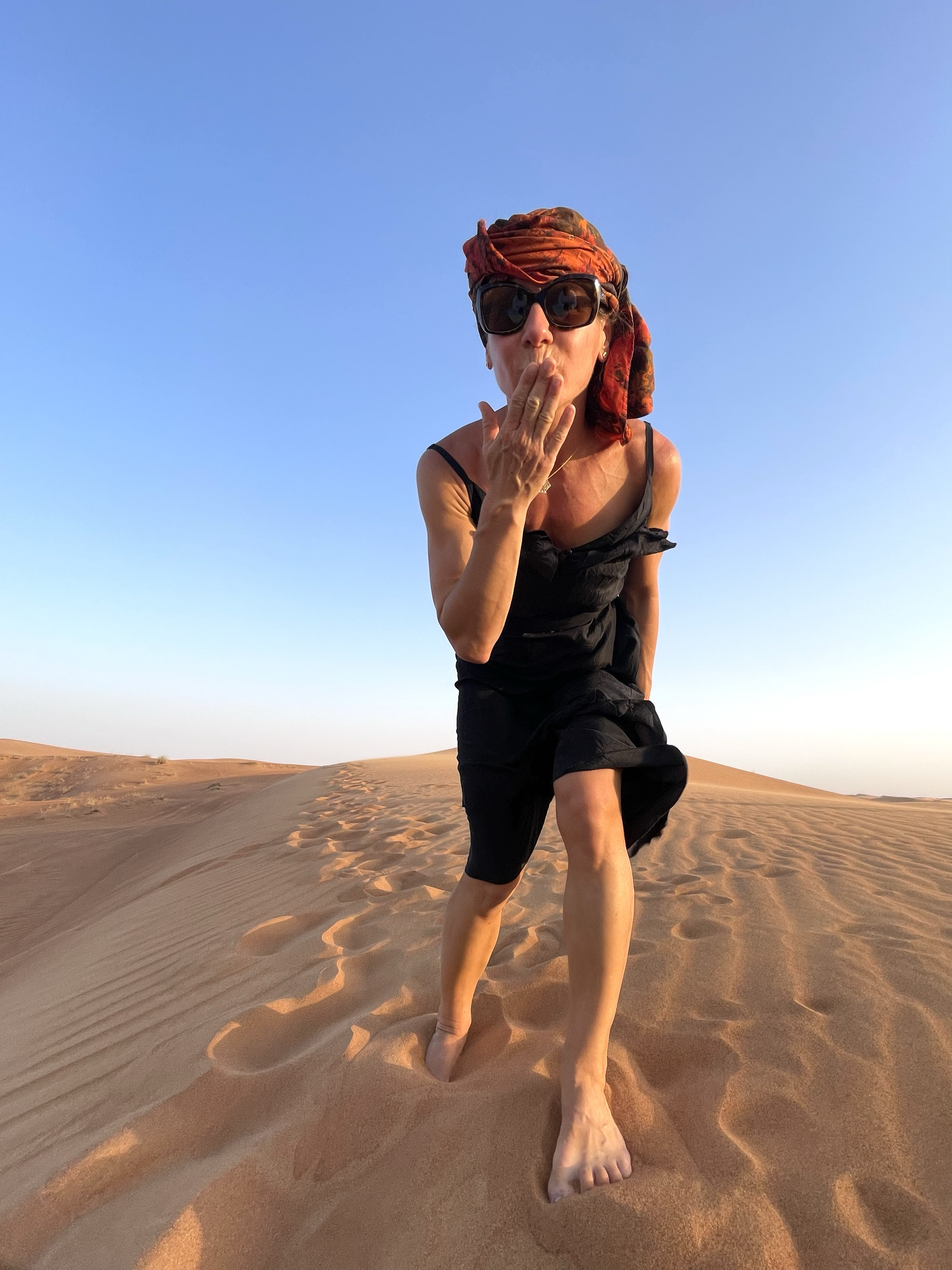 The Arabian Desert is endlessly inspirational. The still and vast emptiness allows the creative mind to wonder.. 