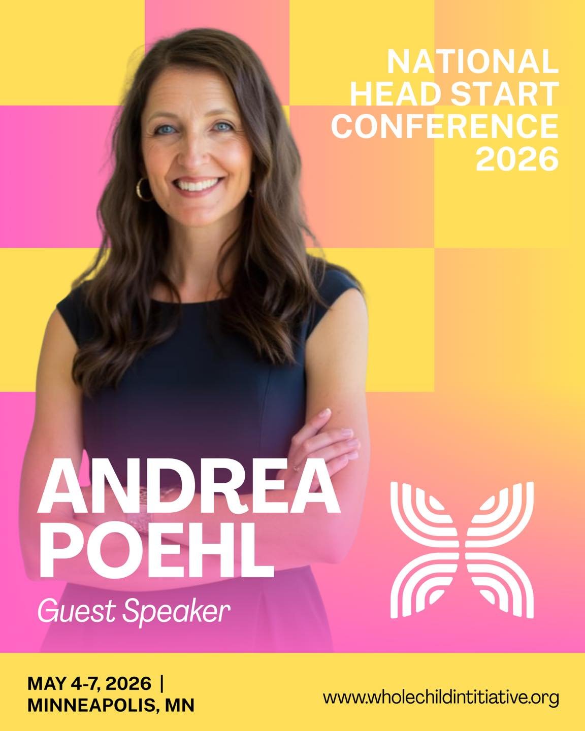 She's heading to Minneapolis.

Andrea Poehl will be presenting on trauma-informed leadership at the National Head Start Association Conference &mdash; May 4&ndash;7, 2026 &mdash; with Whole Child Initiative.

If you're a director or program leader at