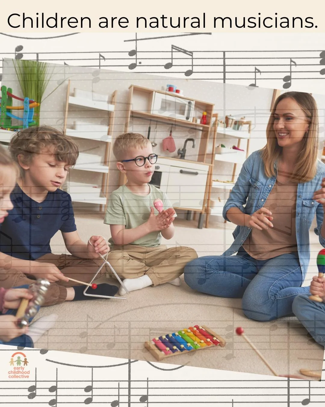 From Pat-a-Cake to Let It Go, music is everywhere in a young child&rsquo;s world. Clapping, banging pots, jingling keys, children are natural musicians long before we ever &ldquo;teach&rdquo; them.

As we celebrate Week of the Young Child &ndash; Mus