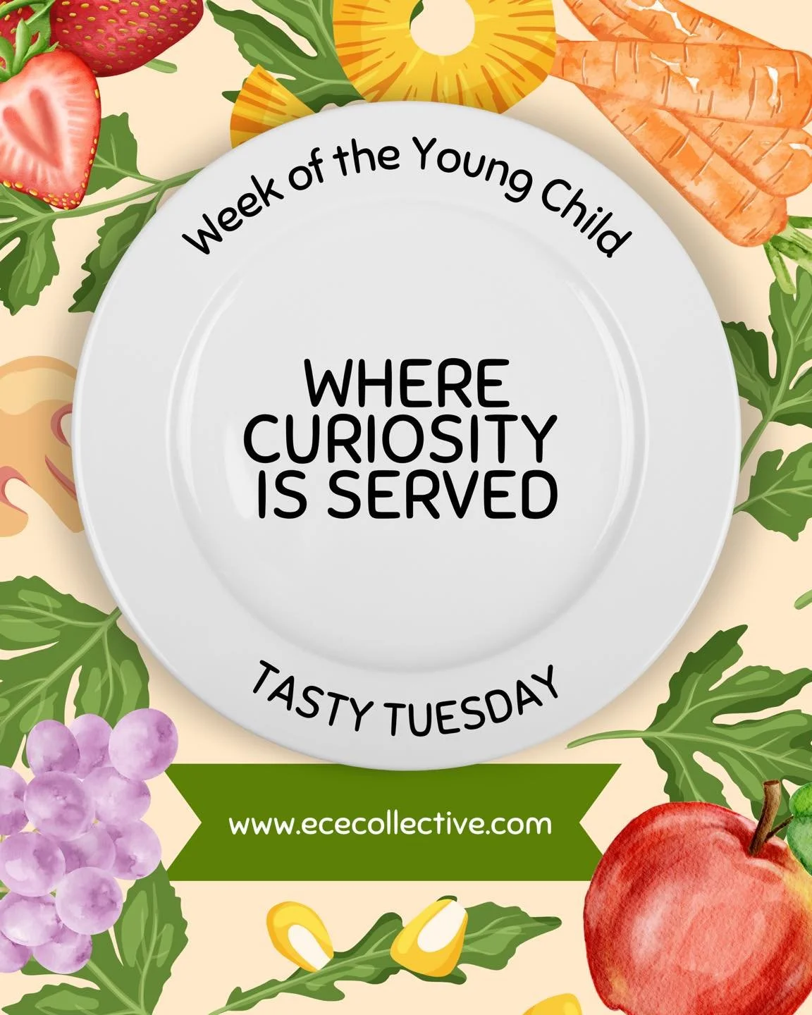 It&rsquo;s Tasty Tuesday for Week of the Young Child! 

Food is so much more than fuel &hellip;it&rsquo;s culture, connection, and curiosity. 

Today, invite the little ones in your life to explore something new on their plate, share a family favorit