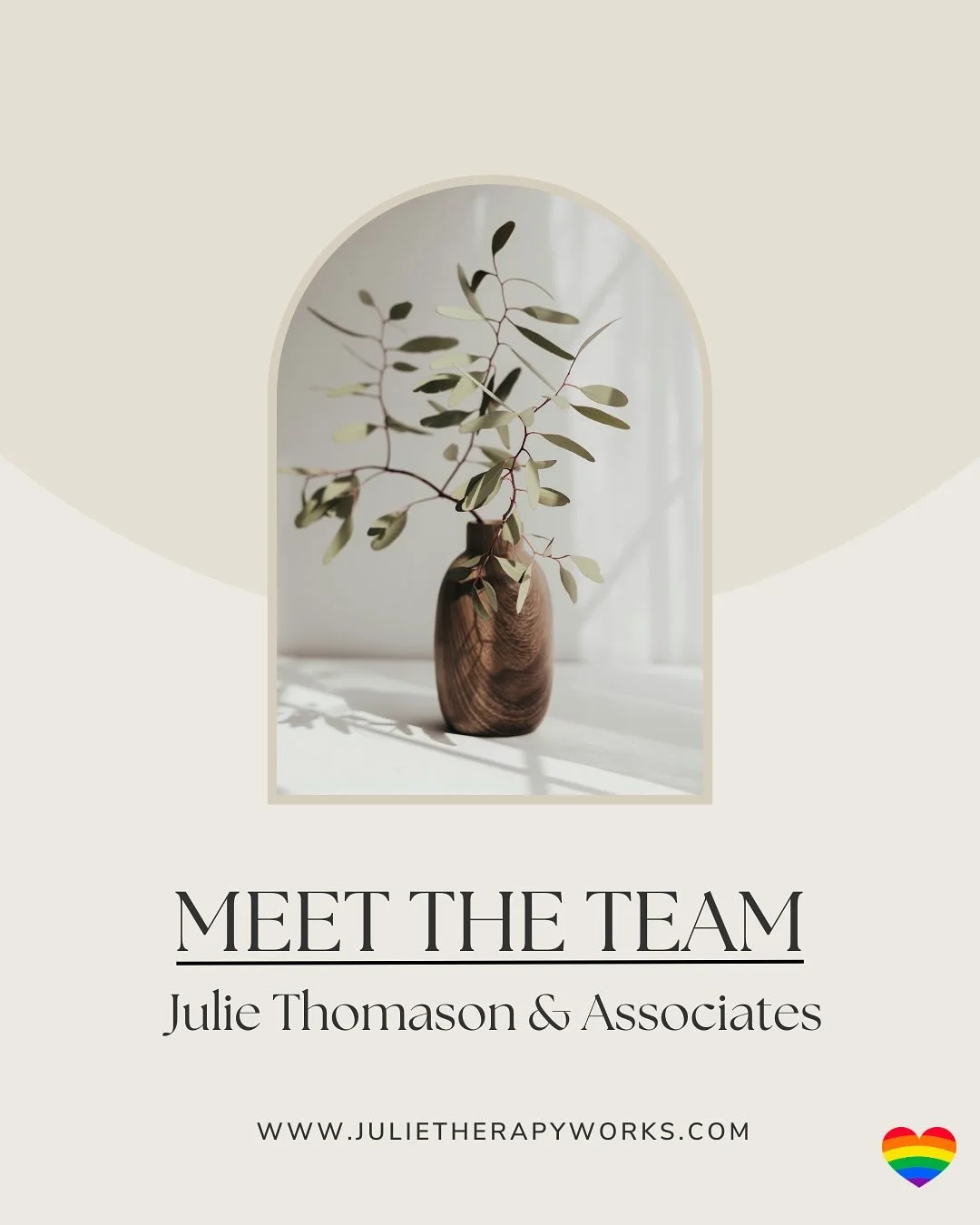 ✨ Meet the team at Julie Thomason &amp; Associates. ✨ 
Now booking virtual therapy sessions across British Columbia with our compassionate team.

We proudly center women and the LGBTQIA2S+ community, offering a safe, affirming space to be seen, heard